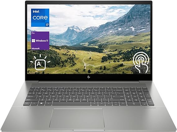 HP 2023 Newest Envy Laptop • 17.3" FHD Touchscreen